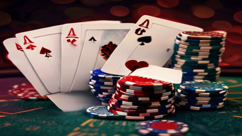 Minh họa luật chơi Poker Texas Hold'em tại EV90